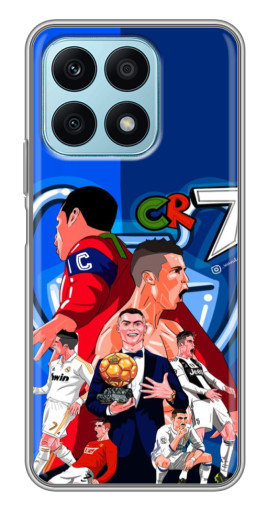 Чехол с картинкой "CR7" для Huawei Honor X8a