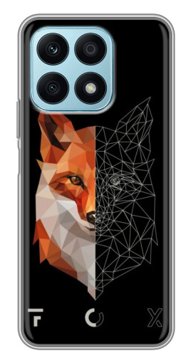 Чехол с печатью "Fox" для Huawei Honor X8a