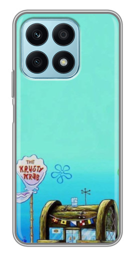 Чехол с принтом "Krusty Krab" для Huawei Honor X8a