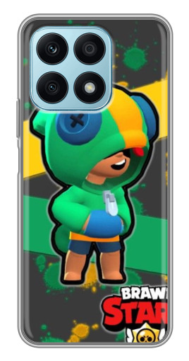 Чехол с печатью "Leon Brawl Stars" для Huawei Honor X8a