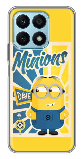 Чехол с картинкой "Minions" для Huawei Honor X8a