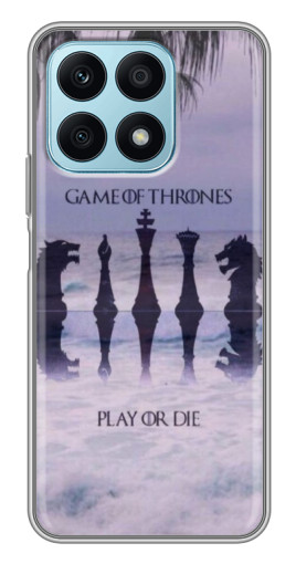 Чехол с принтом "Play or Die" для Huawei Honor X8a
