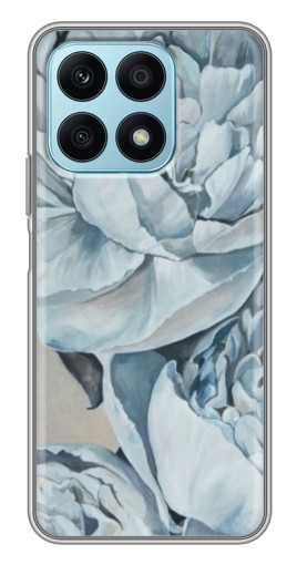 Чехол с печатью "Рисунок пионы" для Huawei Honor X8a