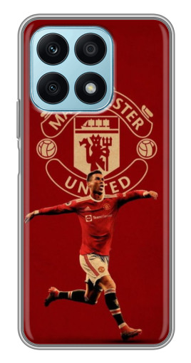 Чехол с печатью "Ronaldo в МЮ" для Huawei Honor X8a
