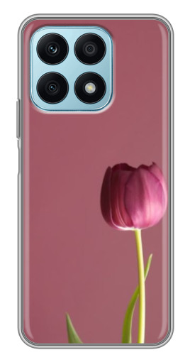 Чехол с принтом "Розовый тюльпан" для Huawei Honor X8a