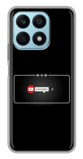 Чехол с печатью "subscribed" для Huawei Honor X8a
