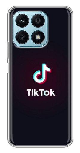 Чехол с картинкой "TikTok темный" для Huawei Honor X8a