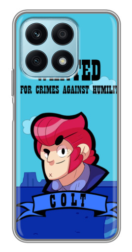 Силиконовый чехол с изображением "WANTED COLT" для Huawei Honor X8a