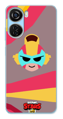 Чехол с печатью "АРТ MAX" для ZTE V40 Design