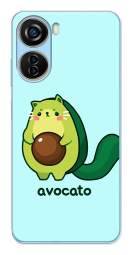 Чехол с принтом "Avocato" для ZTE V40 Design