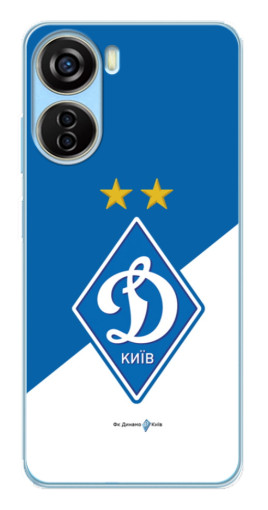 Чехол с картинкой "Бело-синий Динамо" для ZTE V40 Design