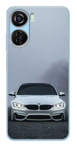 Чехол с картинкой "БМВ в тумане" для ZTE V40 Design