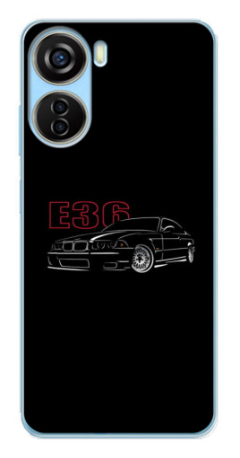 Силиконовый чехол с изображением "BMW E36" для ZTE V40 Design