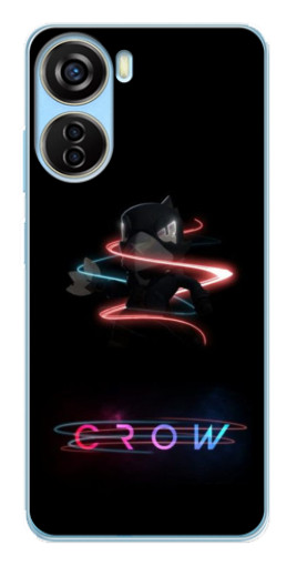 Чехол с принтом "Brawl Crow" для ZTE V40 Design