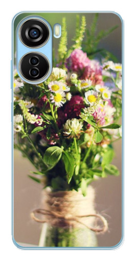 Чехол с картинкой "Букет полевых цветов" для ZTE V40 Design