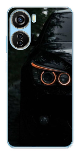 Чехол с печатью "Черный БМВ" для ZTE V40 Design