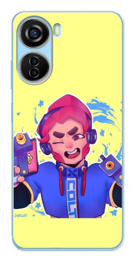 Силиконовый чехол с изображением "Colt Anime" для ZTE V40 Design