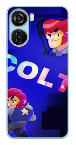 Чехол с принтом "Colt шпион" для ZTE V40 Design