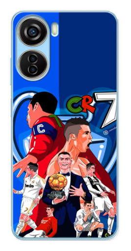 Силиконовый чехол с изображением "CR7" для ZTE V40 Design