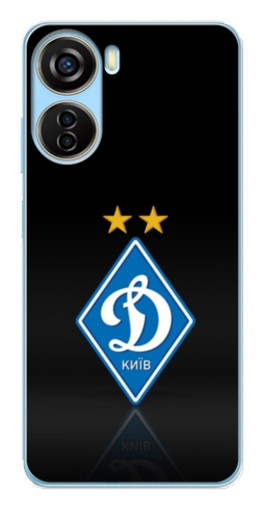 Силиконовый чехол с изображением "Динамо Киев логотип" для ZTE V40 Design