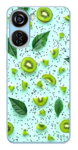 Чехол с принтом "Фон киви" для ZTE V40 Design