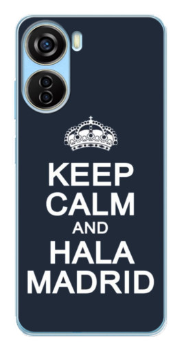 Силиконовый чехол с изображением "Hala Madrid" для ZTE V40 Design