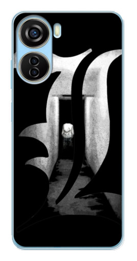 Силиконовый чехол с изображением "Инициали Лоулайта" для ZTE V40 Design
