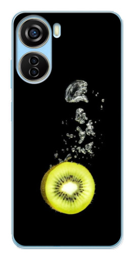 Чехол с печатью "Киви на черном" для ZTE V40 Design