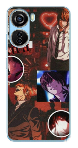 Чехол с печатью "Коллаж Ягами" для ZTE V40 Design