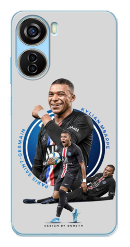 Чехол с принтом "Kylian Mbappe" для ZTE V40 Design