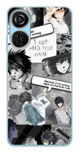 Силиконовый чехол с изображением "L - Death note" для ZTE V40 Design