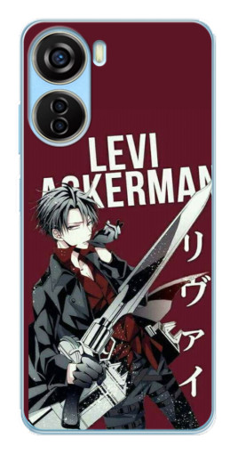 Силиконовый чехол с изображением "levi Ackerman" для ZTE V40 Design