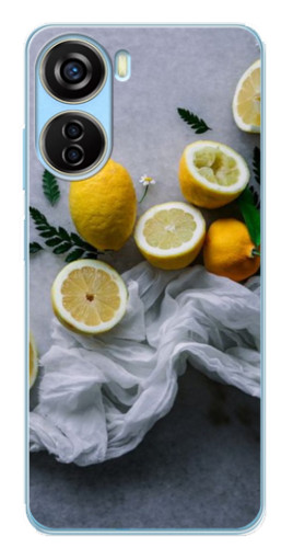 Чехол с принтом "Лимонное настроение" для ZTE V40 Design