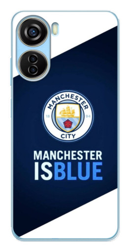 Чехол с принтом "Manchester is Blue" для ZTE V40 Design