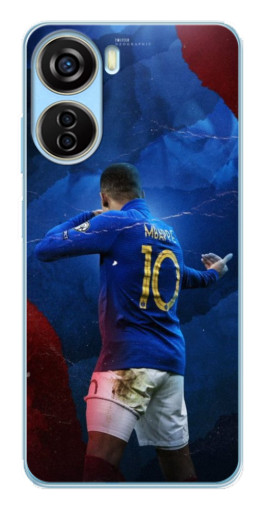 Силиконовый чехол с изображением "Мбаппе в Франции" для ZTE V40 Design
