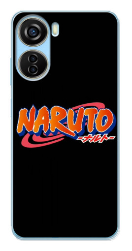 Силиконовый чехол с изображением "Надпись Naruto" для ZTE V40 Design