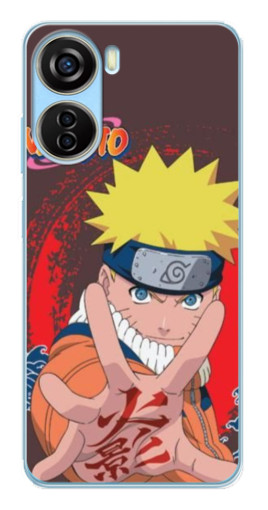 Чехол с картинкой "Naruto атакует" для ZTE V40 Design