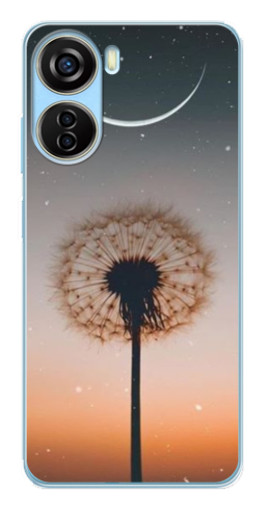 Силиконовый чехол с изображением "Ночной одуванчик" для ZTE V40 Design