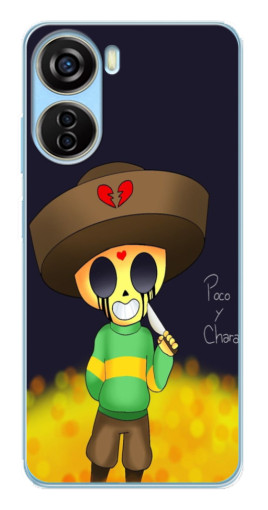 Силиконовый чехол с изображением "Poco y Chara" для ZTE V40 Design