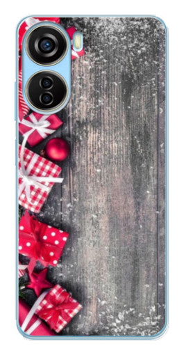 Чехол с принтом "Подарочный фон" для ZTE V40 Design