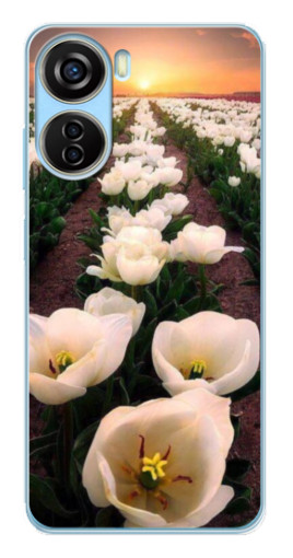 Чехол с картинкой "Поле тульпанов " для ZTE V40 Design