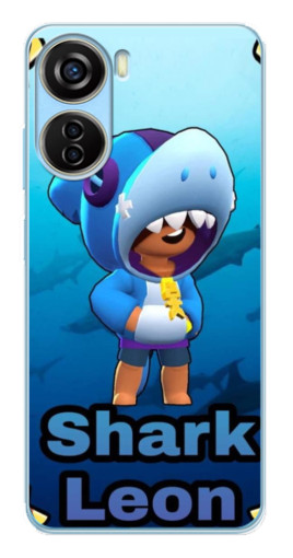 Чехол с печатью "Shark Leon" для ZTE V40 Design