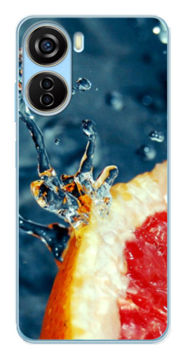 Чехол с картинкой "Сочный грейпфрут" для ZTE V40 Design