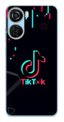 Силиконовый чехол с изображением "Стиль TikTok" для ZTE V40 Design