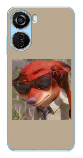 Чехол с принтом "Стильный Ник" для ZTE V40 Design
