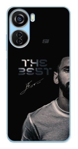 Силиконовый чехол с изображением "The Best Messi" для ZTE V40 Design