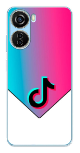 Чехол с картинкой "Tiktok Logo" для ZTE V40 Design