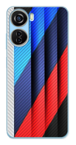Чехол с печатью "Цвета лого БМВ" для ZTE V40 Design