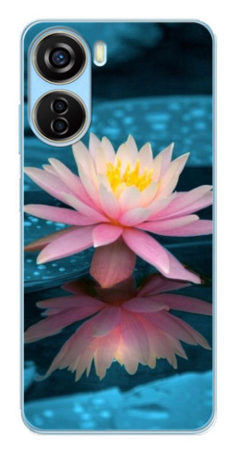 Силиконовый чехол с изображением "Водяная лилия" для ZTE V40 Design