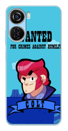 Силиконовый чехол с изображением "WANTED COLT" для ZTE V40 Design